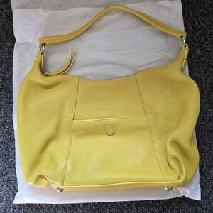 Yellow Leather Isaac Mizrahi Hobo Bag